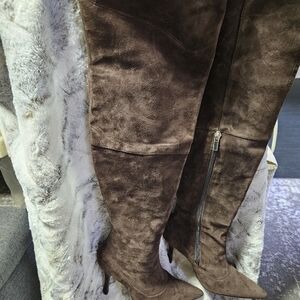 Victoria's Secrets Brown Suede Boots